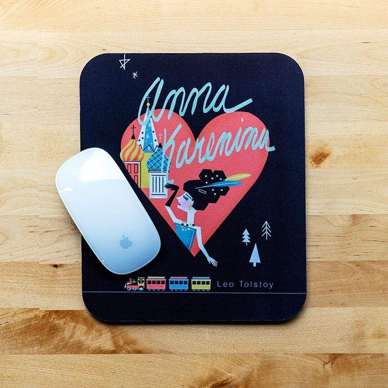 Anna Karenina Mousepad by Victoria Fernandez