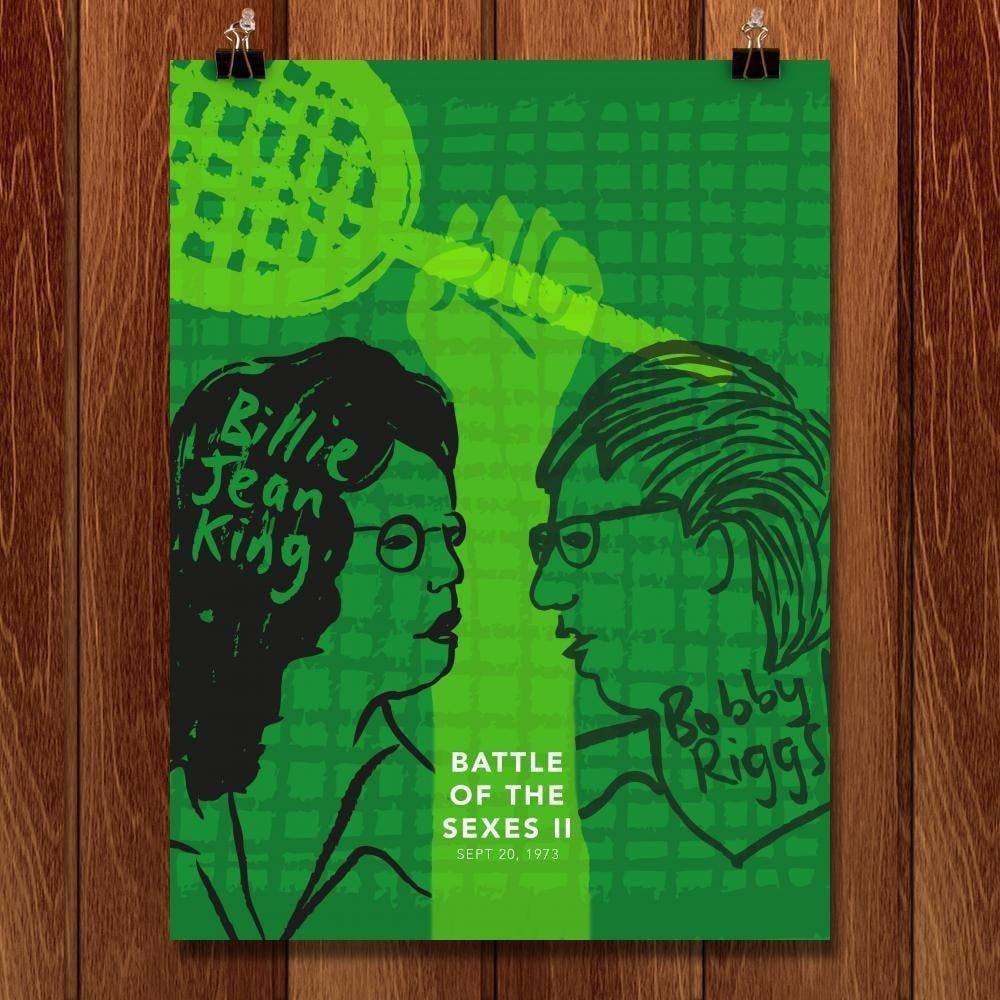 Battle of the Sexes, Billie Jean King v Bobby Riggs by Louise Norman