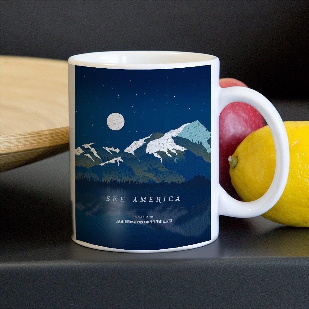 Denali National Park and Preserve Mug by Jenn Brigham