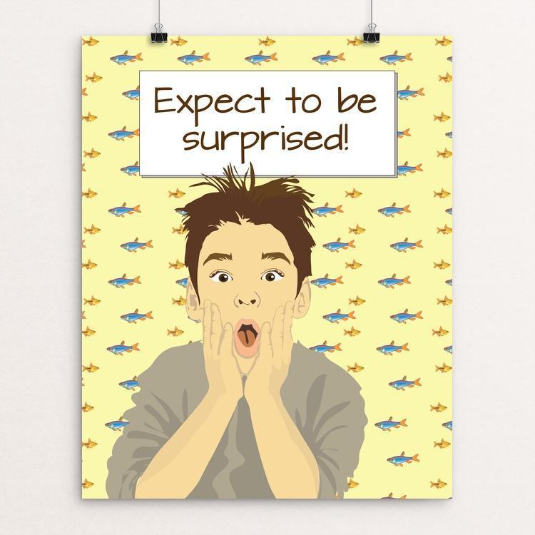 "Expect to be surprised 1" Illustrated by Lyla Paakkanen