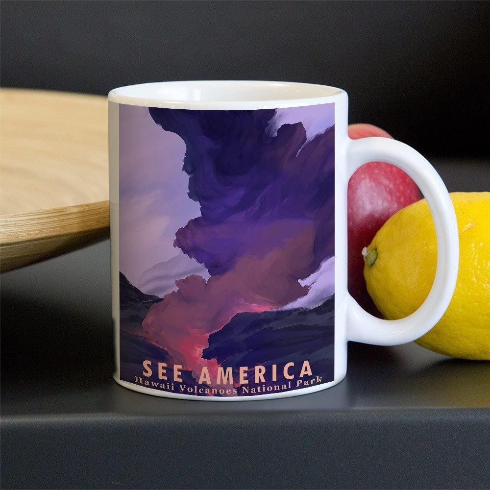 Hawaii Volcanoes National Park Mug by Alyssa Winans