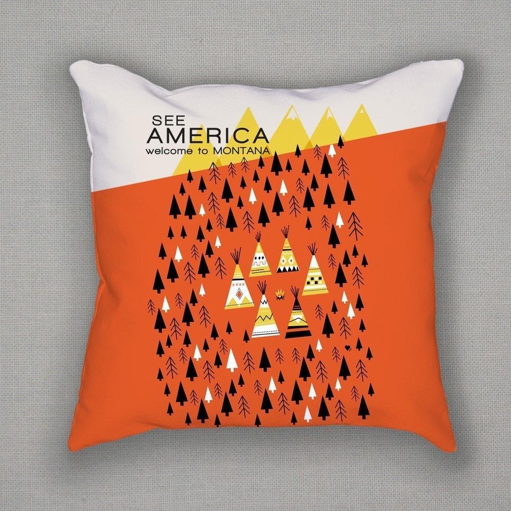 Montana Pillow by Victoria Fernandez