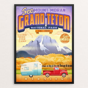 Mount Moran, Grand Teton National Park by Chris England