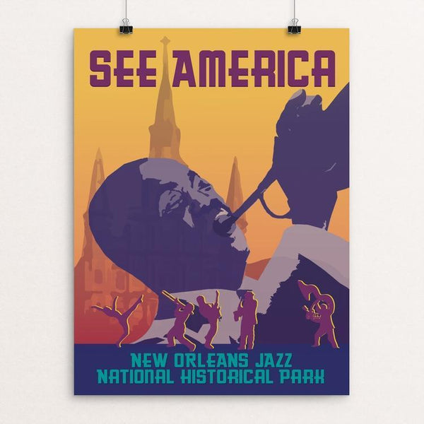 New Orleans Jazz National Historical Park Poster by Cecelia
