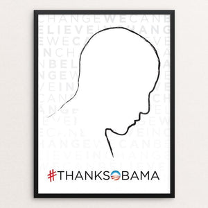 Obama Silhouette by Lee Anne Dollison