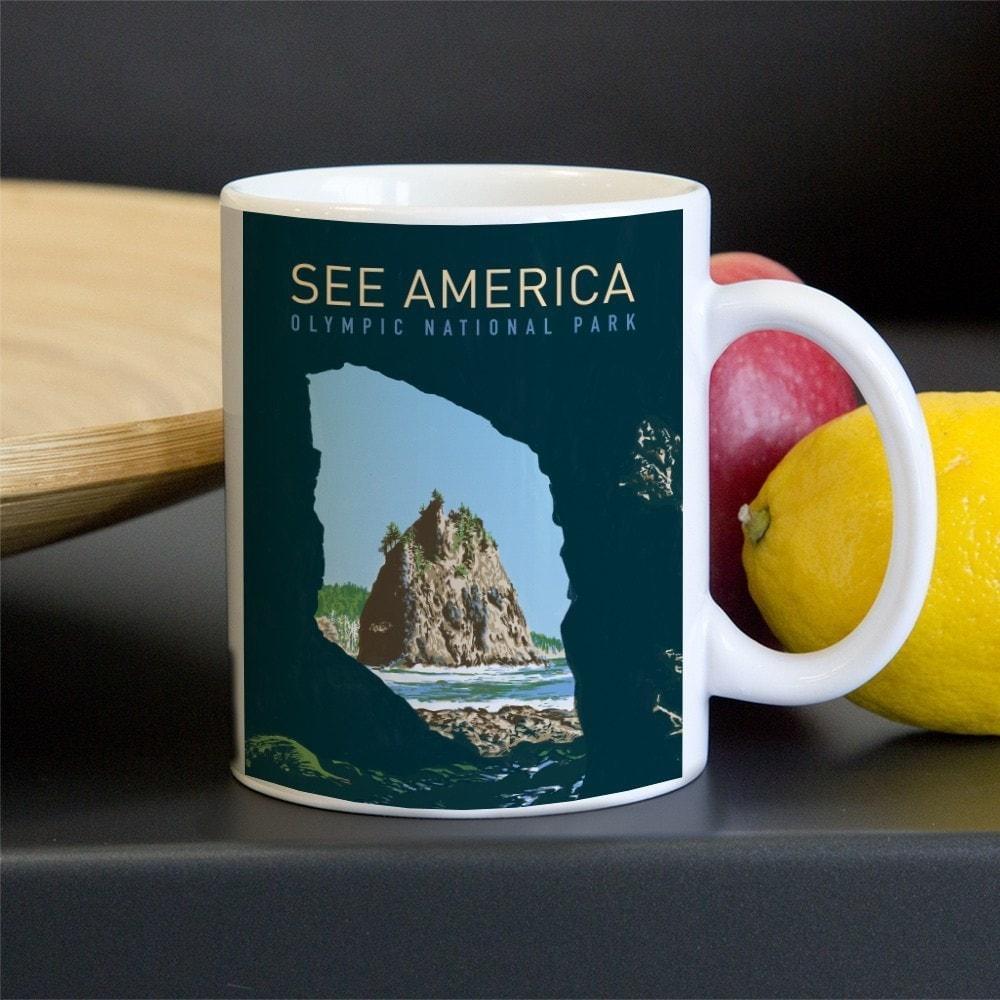 Olympic National Park Mug by Corbet Curfman