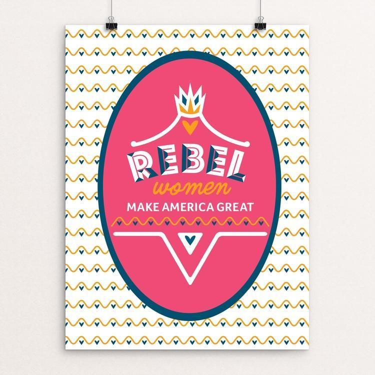 Rebel Women Emblem by Gabriela Avellaneda