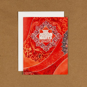 The Arabian Nights Notecard by Angela Hadrill