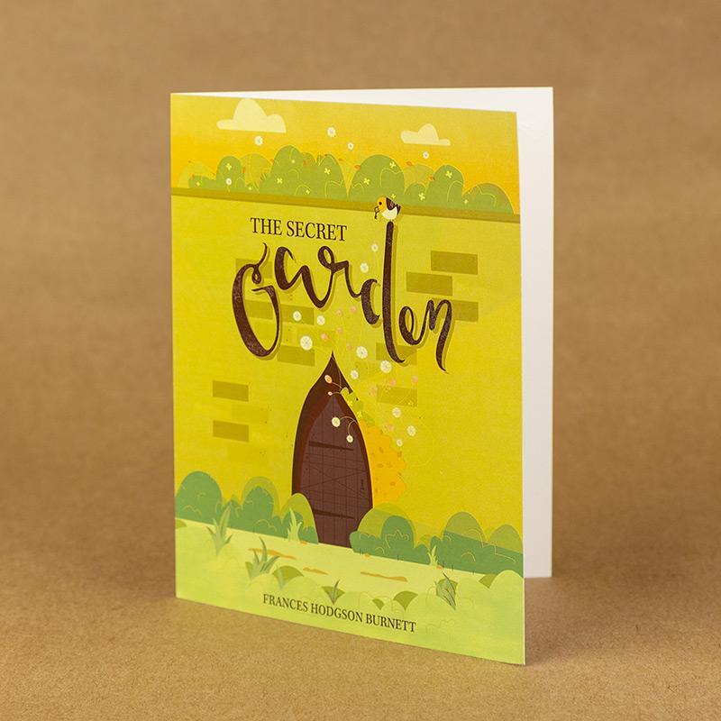 The Secret Garden Notecard by Renee Rolewicz