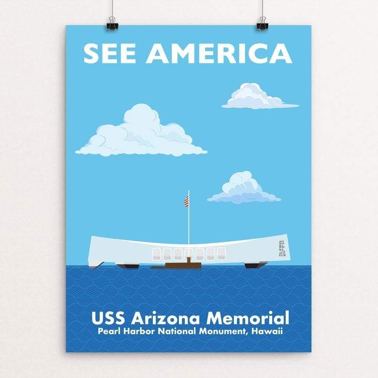 USS Arizona Memorial, Pearl Harbor National Monument, Hawaii by Daniel Cataloni