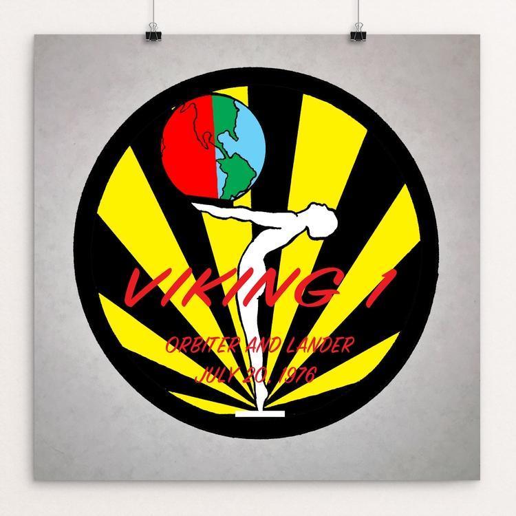 Viking 1. July 20, 1976 by Joshua Sierra