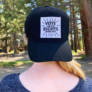 Vote Like Your Rights Depend On It Velcro Patch by Amy Smith
