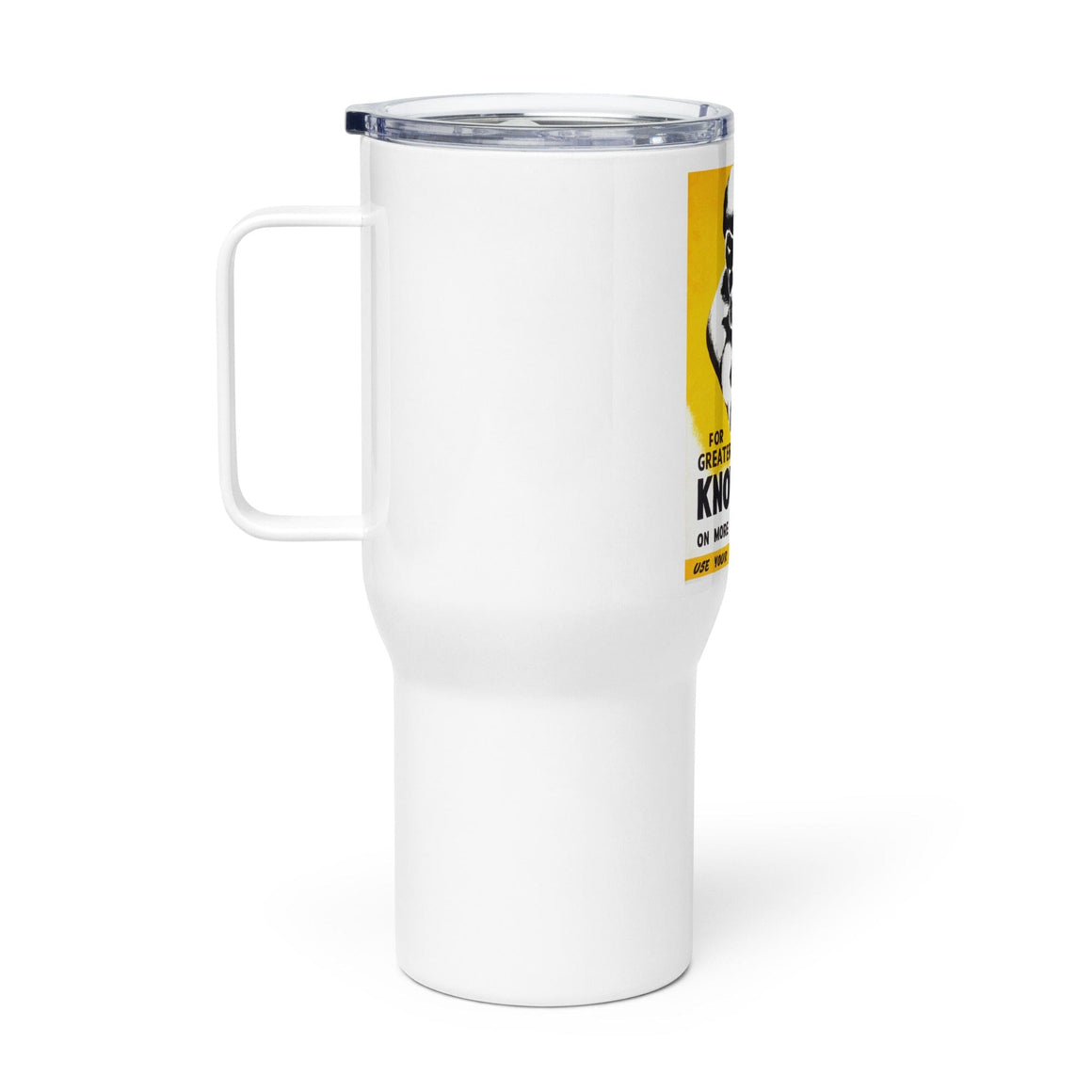 Travel mug with a handle Creative Action Network