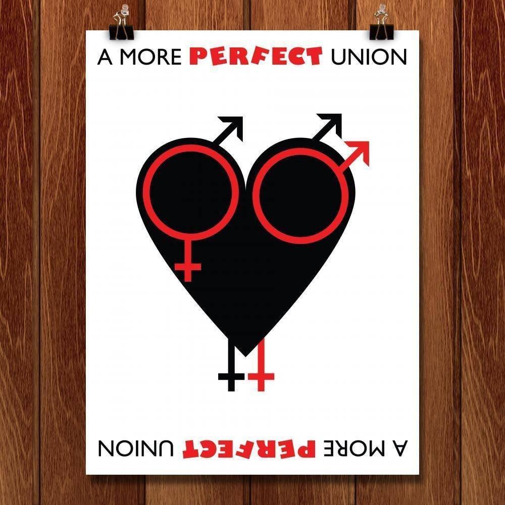A More Perfect Union Heart by Bradley Abner