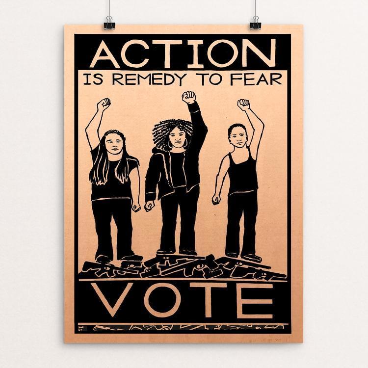 Action is Remedy to Fear by Jennifer Bloomer
