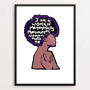 Afrolatina by Roberta Newman-Hernandez 18" by 24" Print / Framed Print Creative Action Network