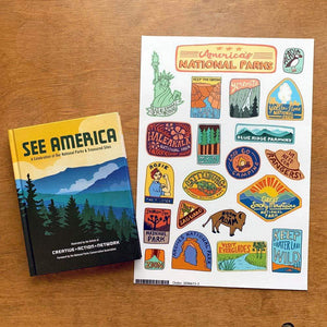 America's National Parks Sticker Sheet by Annie Riker