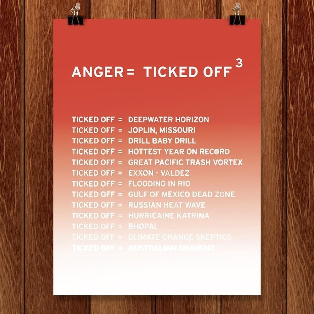 Anger, first in a series from New Math by Craig Damrauer