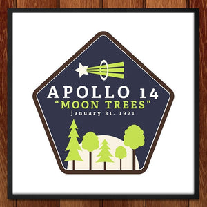 Apollo 14 "Moon Trees" by Kailee McMurran, Design by Goats