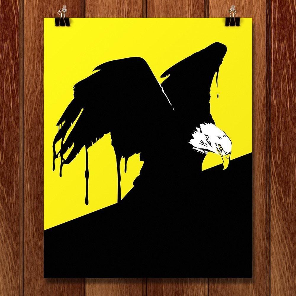 Bald Eagle In Oil by Ty Baker