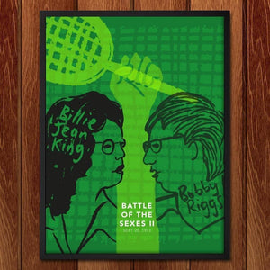 Battle of the Sexes, Billie Jean King v Bobby Riggs by Louise Norman