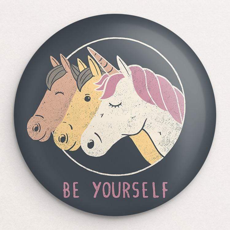 Be Yourself Button by Tobias Fonseca