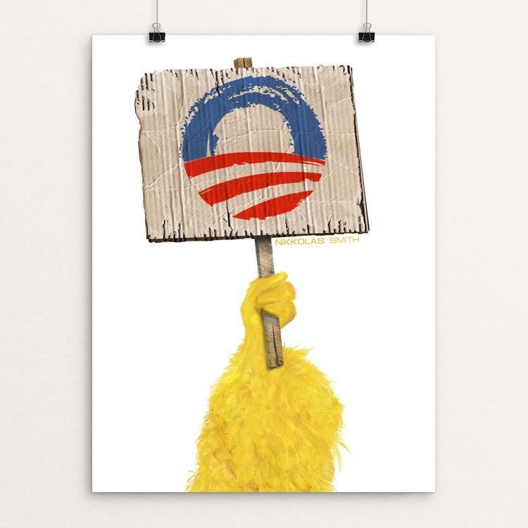 Big Birds for Obama by Nikkolas Smith