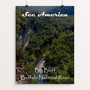 Big Bluff, Buffalo National River by Nathan