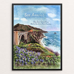 Big Sur Coastline, Monterey Bay National Marine Sanctuary by Elizabeth Kennen