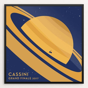 Cassini Grand Finale by Katarina Eriksson