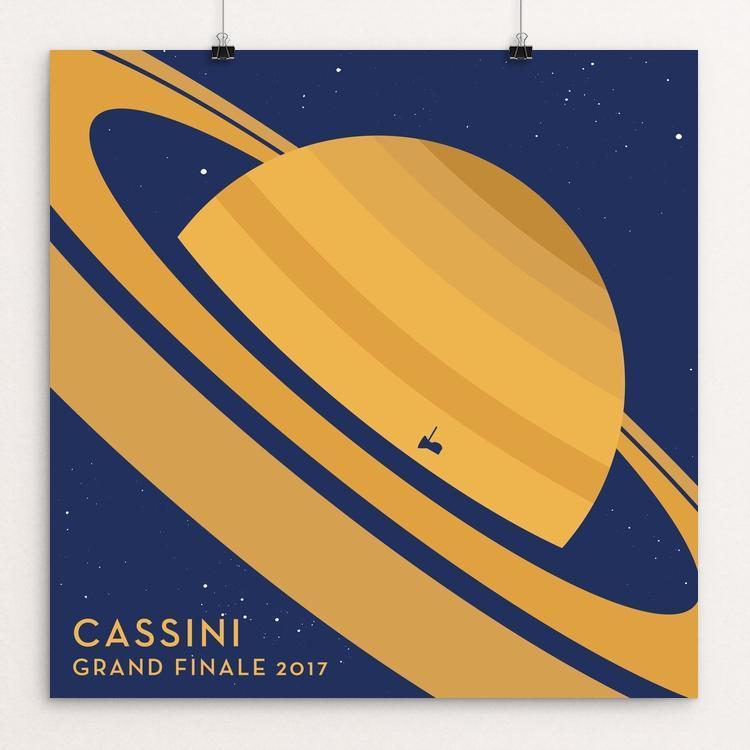 Cassini Grand Finale by Katarina Eriksson