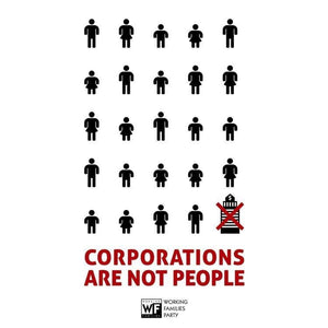 Corporations Are Not People by Shane Henderson