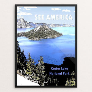 Crater Lake National Park by Marcia Brandes