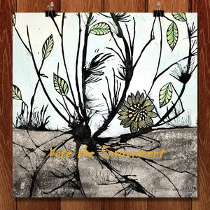 Desolate Sunflower by Laura Hendrix
