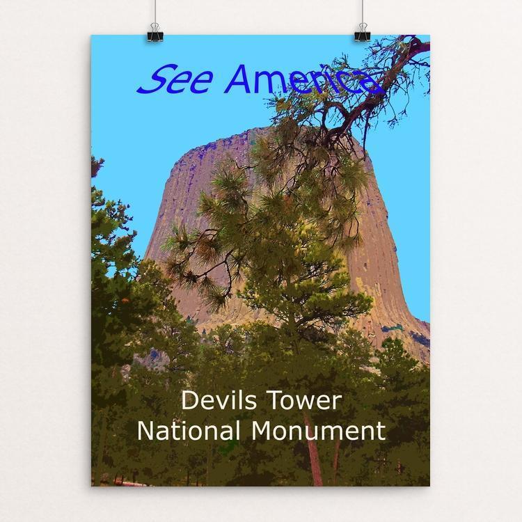 Devils Tower National Monument by Rodney Buxton