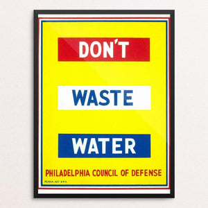 Don't Waste Water by Raymond Wilcox