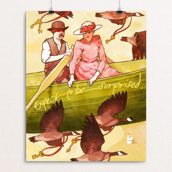 "Expect to be surprised." Illustrated by Caitlin Heimerl