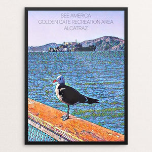 Golden Gate Recreation Area, Alcatraz Jailbird by Bryan Bromstrup