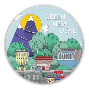 Green New Deal Button Pack 2