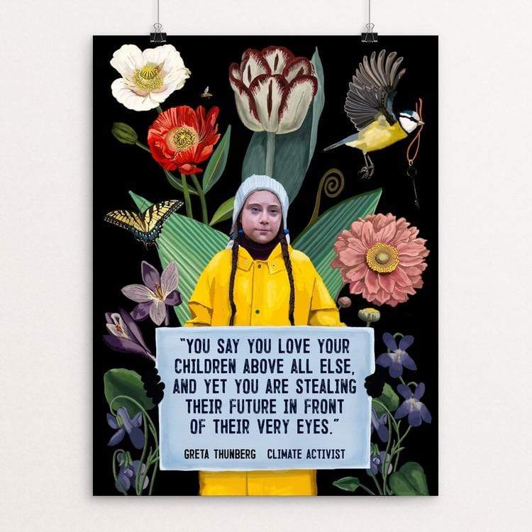 Greta Thunberg by Brooke Fischer