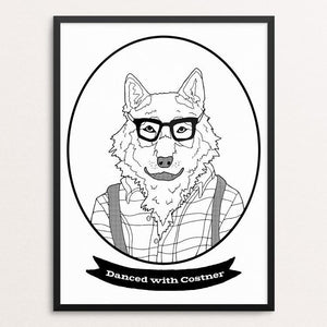 Hipster Wolf by Daisy Patton