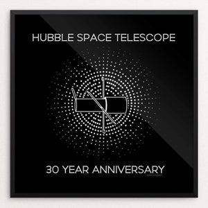 Hubble Space Telescope by Katarina Eriksson