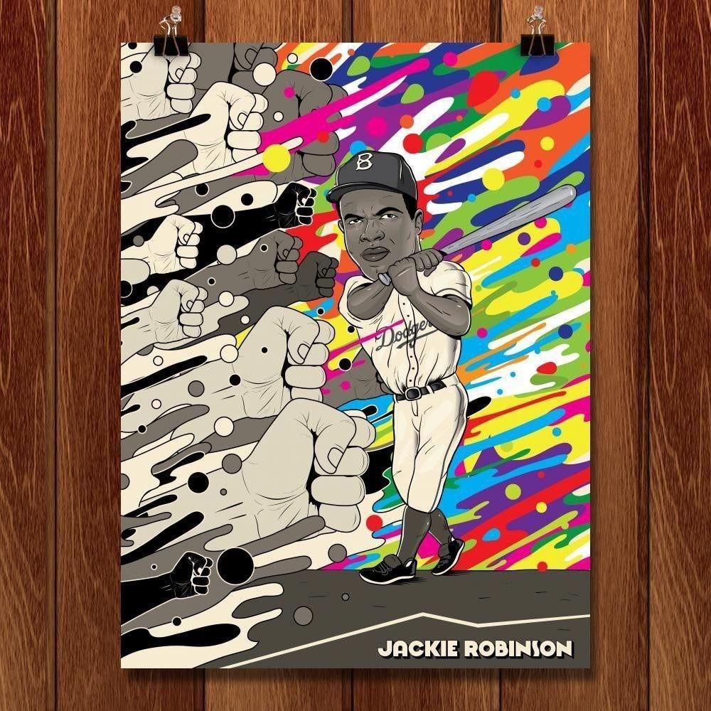 Jackie Robinson by Roberlan Borges