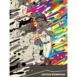 Jackie Robinson by Roberlan Borges