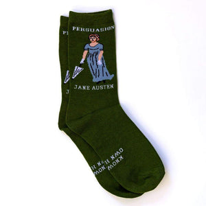 Jane Austen Crew Socks by Maggie Stern