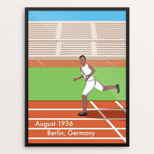 Jesse Owens by Daniel Cataloni