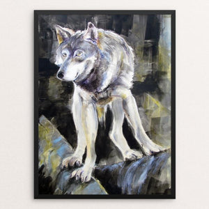 Lakota, omega wolf by Mary StGeorge