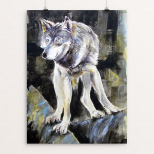 Lakota, omega wolf by Mary StGeorge