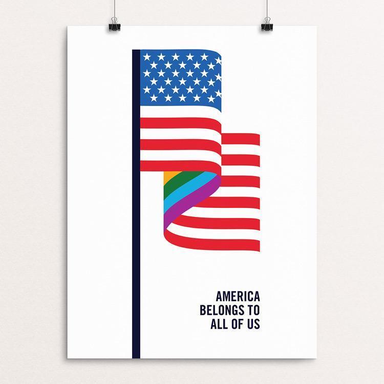 LGBT American Flag by Jackie Lay