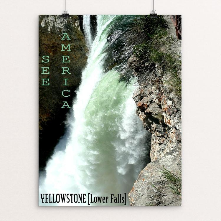 Lower Falls, Yellowstone National Park by Bryan Bromstrup